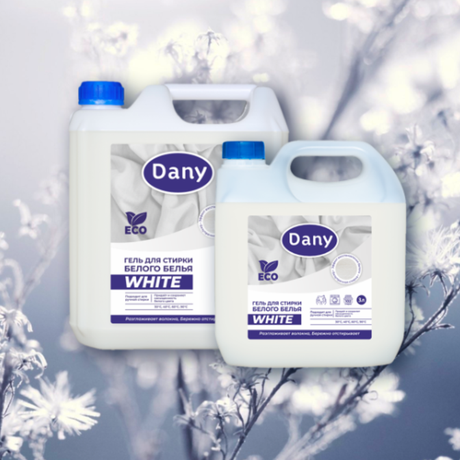 Гель для стирки белого белья Dany "White" 3000 мл