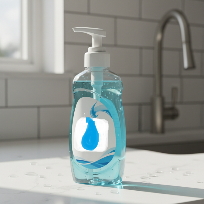 Гель для мытья посуды детский